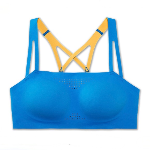 Brooks Other - Brooks Dare Crisscross Run Bra Size M Blue New